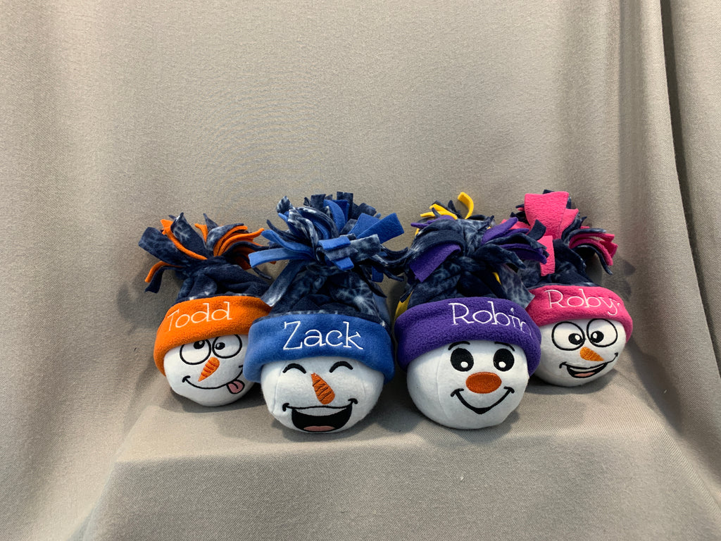 Indoor Snowballs with Removable Fleece Hats