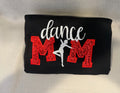 Dance Mom Sequin Appliqué Long-Sleeve T-Shirt