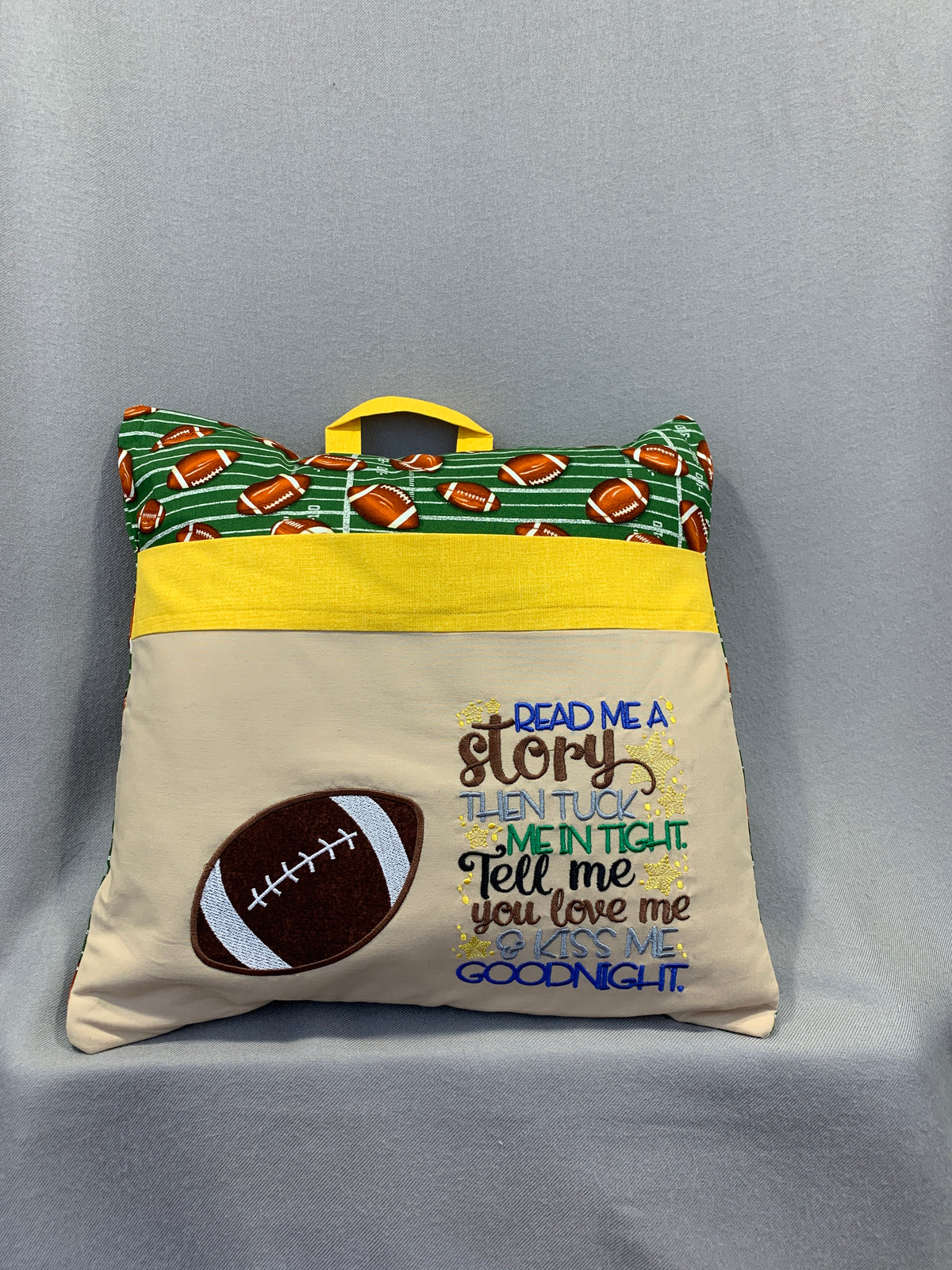Reading Pocket Pillow - 16 x 16