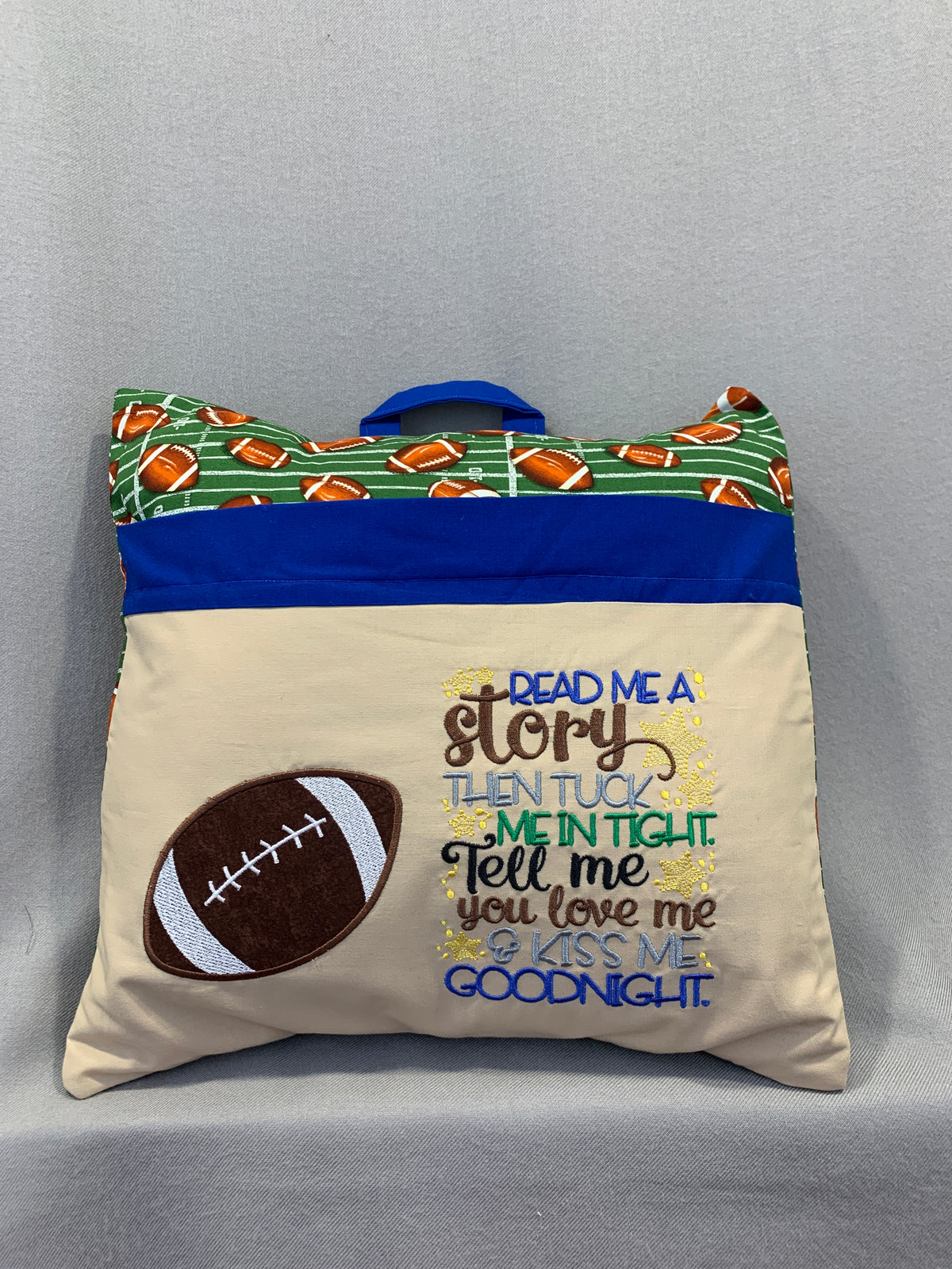 Reading Pocket Pillow - 16 x 16